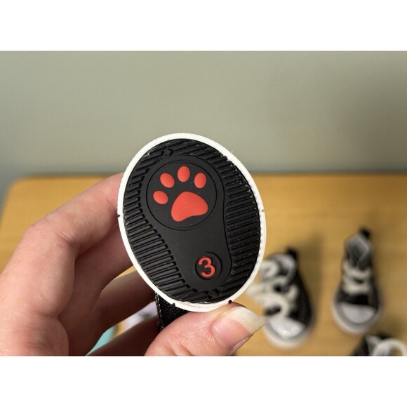 Small Dog Sneakers w/ Marilyn Monroe Sock Sets - Size 3 Converse Style, Puppy - Picture 2 of 2